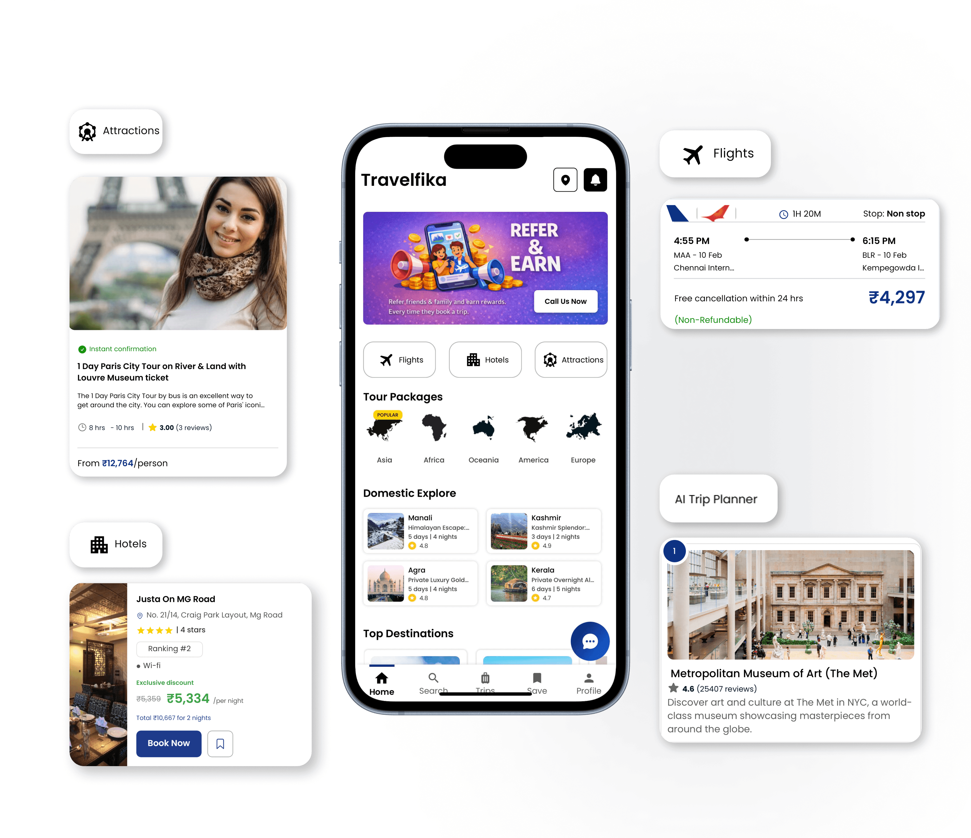 Travelfika Mobile App