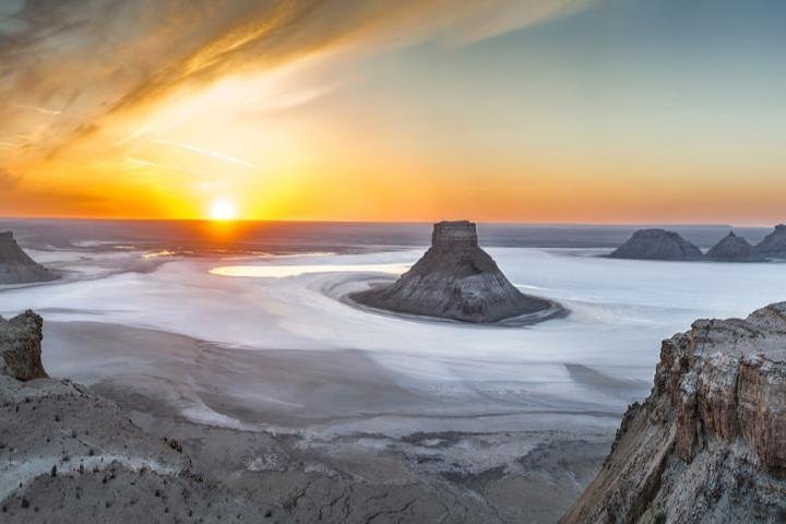 Alien landscapes of Mangistau with one of a kind Salty Hollow of Karyn Zharyk